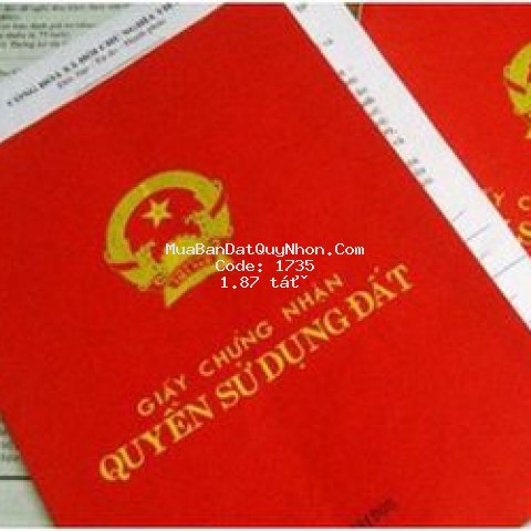 đất đô thị quy nhơn, sổ hồng công chứng 10 ngày