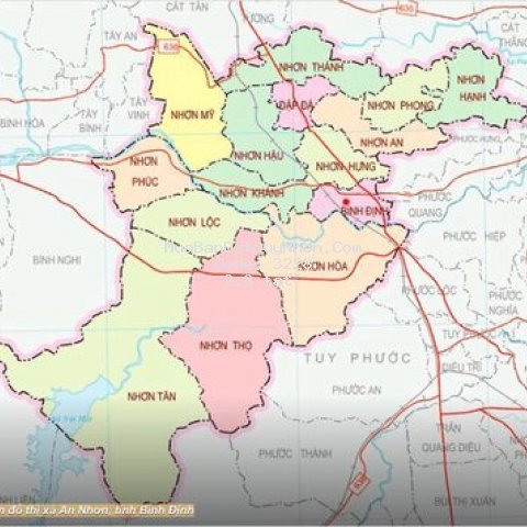 đất dự án an nhơn land, đất nam tân an