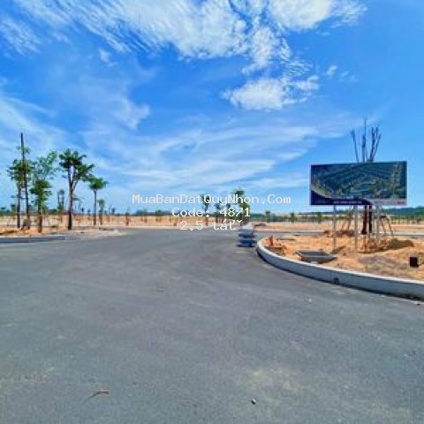 đất hđ 80m2 mt nhơn lý, gần biển kỳ co, 2ty5