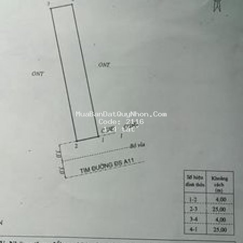 đất khu tái định cư nhơn phước 100m²