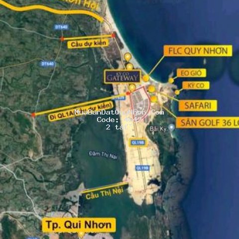 đất kỳ co gateway 126m²/2ty sđr, sở hữu lâu dài.