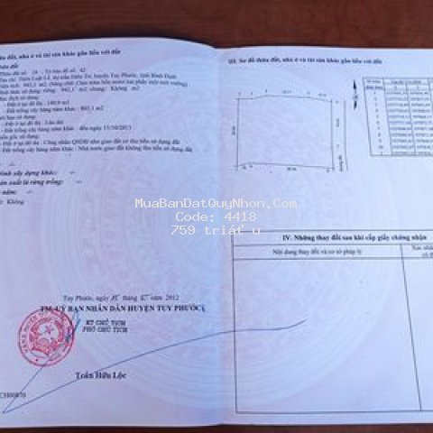 đất mặt tiền bê tông luật lễ  diêu trì 175m2 n5