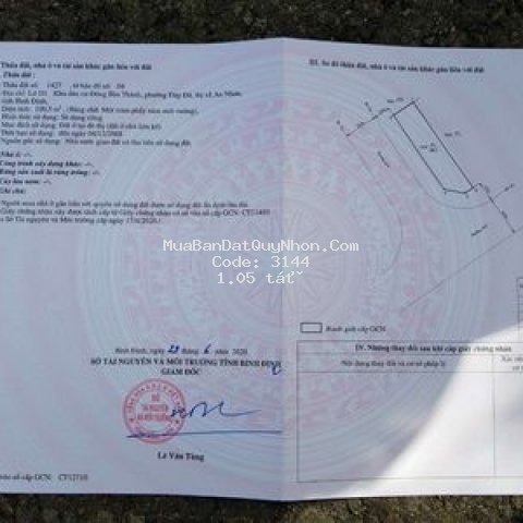 đất nền an nhơn, có sổ,lâu dài, hạ tầng hoàn chỉnh