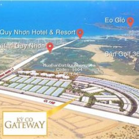 đất nền đường nhơn lý (5x16)80m2 cửa ngõ kdl kỳ co