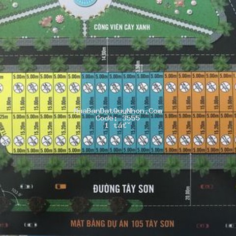 đất phân lô tại mặt tiền đường tây sơn tp quy nhon