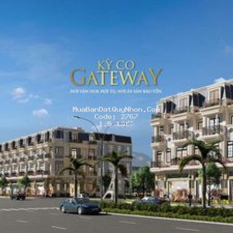 đất quy nhơn ( kỳ co gateway ) 1ty4- shr
