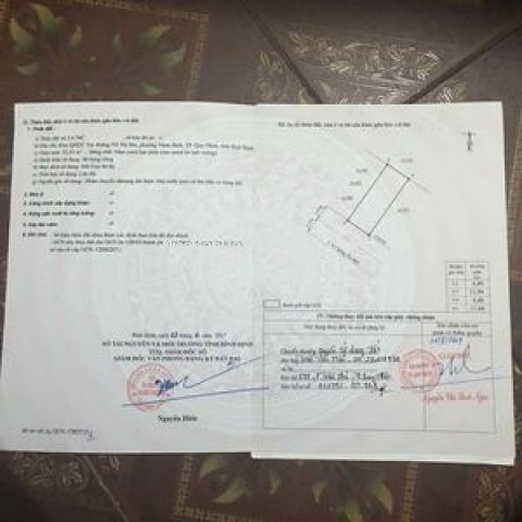 đất sổ đỏ 52,53m2 đườg tú mỡ.nhơn bình ( 1t800tr )