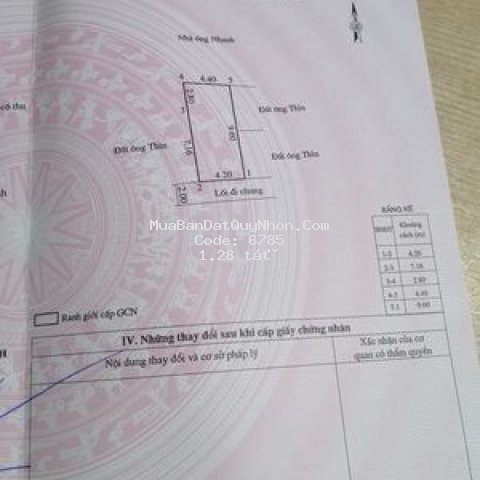 đất sổ đỏ 52m2 đường tây sơn khu vực núi mồ côi