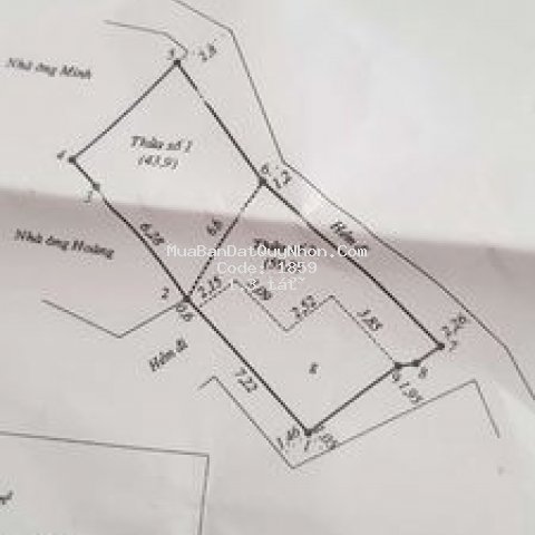 đất thành phố qui nhơn 60m²