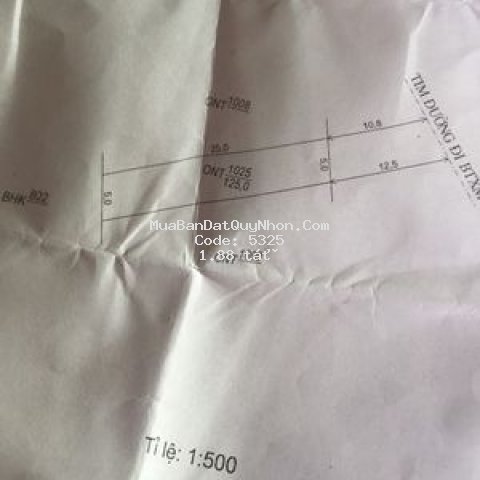 đất thổ cư, mặt tiền ql1a - phạm văn đồng, an nhơn