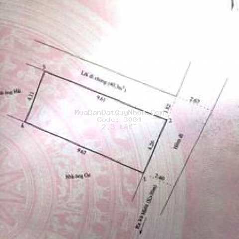 đất trung tâm thành phố quy nhơn 41m2 giá 2ty300