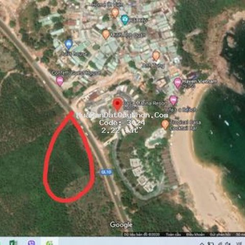 đối diện resort casa marina 5000m2