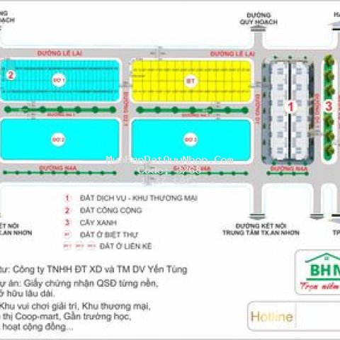 Dự án mới trungtâm an nhơn-bình định hàng vip đợt1