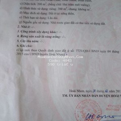 Không có nhu cầu ở sang lại lô đất giá rẻ