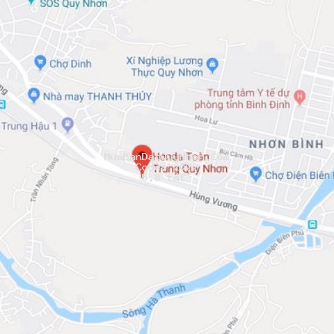 Mặt tiền đường hùng vương, nhơn phú, quy nhơn