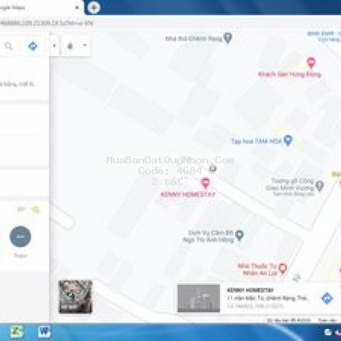 Nhà gác lỡ 2 phòng ngủ, 2 vs ghềnh ráng, quy nhơn