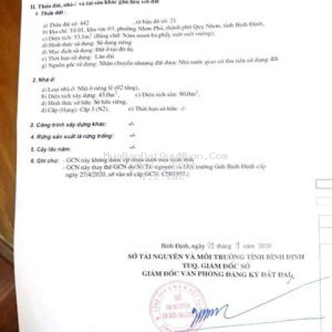 Nhà giá rẽ 1 trệt 1 lầu 53,1 m2  nhơn phú .qn