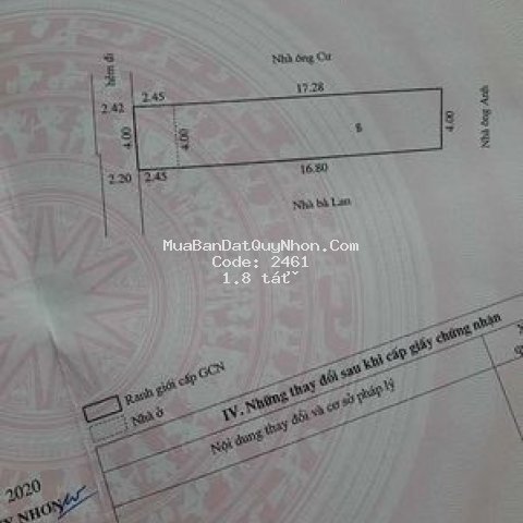 Nhà giá rẻ tp.quy nhơn, diện tích lớn