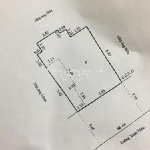 Nhà nát mặt tiền biển xuân diệu gần tượng đài hcm