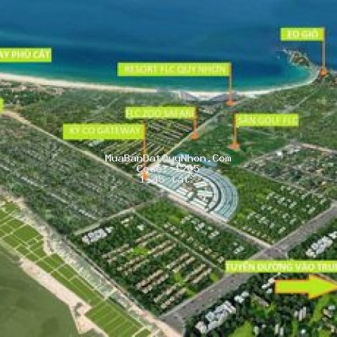 Resort nghỉ dưỡng ven biển  kdl kỳ co - eo gió