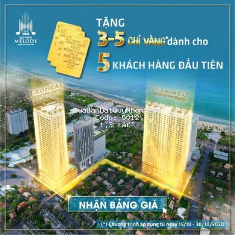 Tặng thêm 3 chỉ vàng với căn hộ 5 sao giá 1,3 tỷ