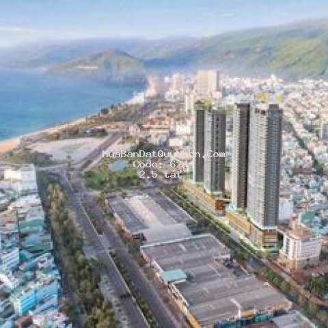Tòa tháp đôi ngay quảng trường biển quy nhơn