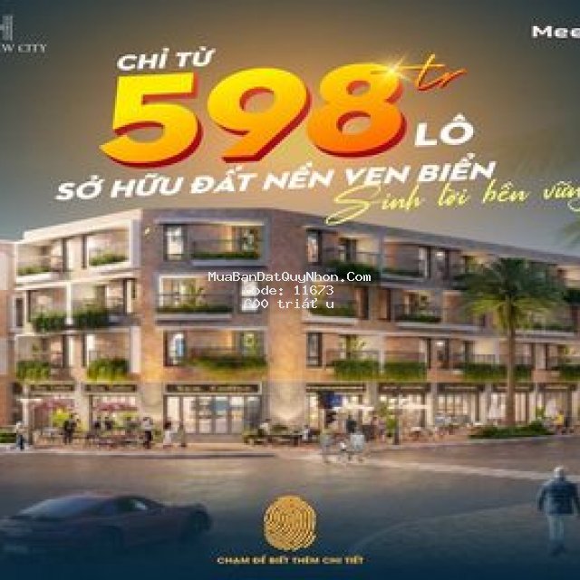 600tr sở hữu ngay đất nền ven biển nhơn hội newcit