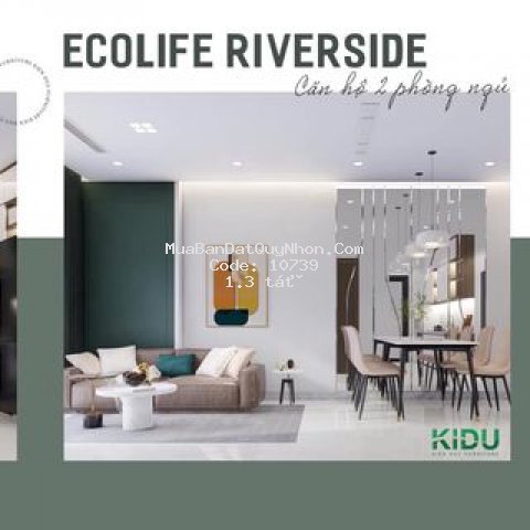 Bán căn hộ ecolife reverside quy nhơn 2pn giá 1tỷ3
