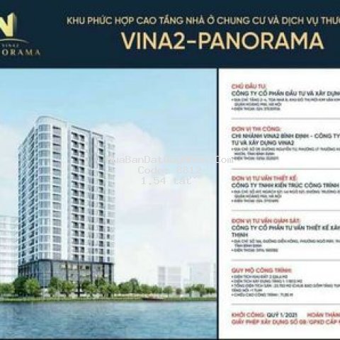 Bán căn hộ vina2 panorama quy nhơn
