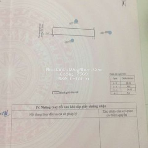 Bán đất đường yết kiêu p nhơn hòa tx an nhơn