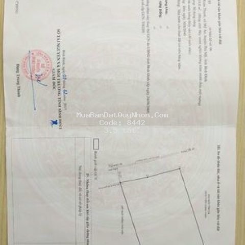 Bán đất huyện phù mỹ bình định view biển