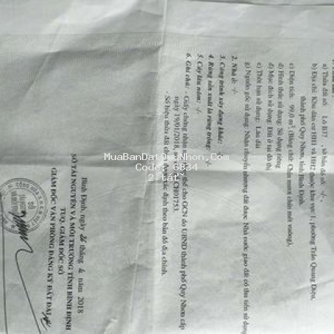Bán đất nền long vân