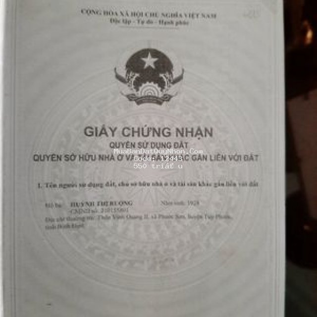 Bán đất nông nghiệp trồng lúa