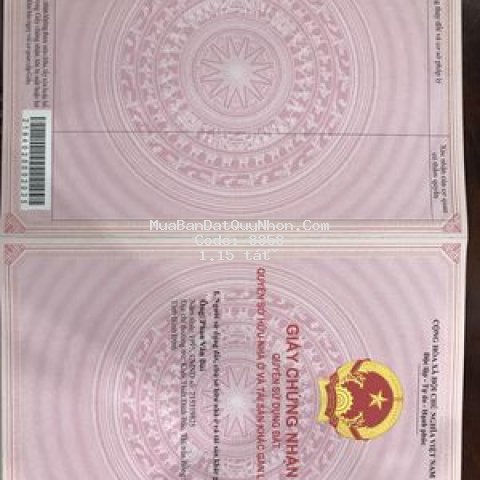 Bán đất p.bồng sơn - hoài nhơn (gần dũng lệ)