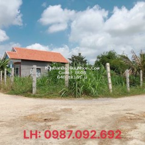 Bán đất phước hiệp tuy phước- lô góc 2 mặt tiền