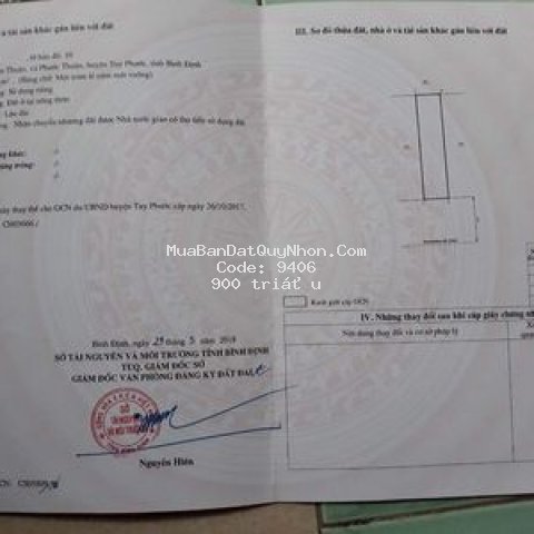 Bán đất phước thuận