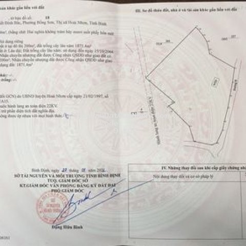 Bán đất phường bồng sơn