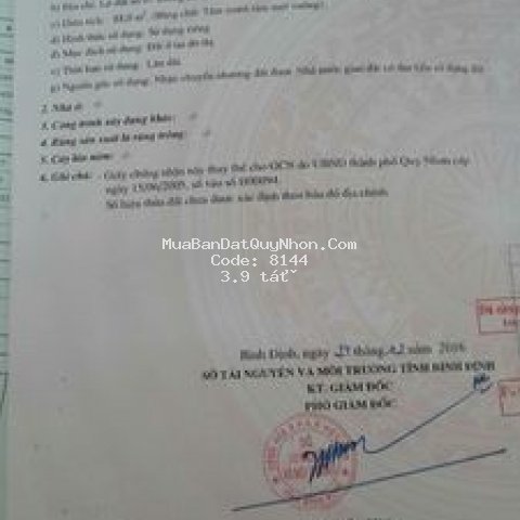 Bán lô đất mặt tiền đường lê đại hành nhựa 15m