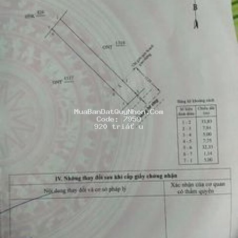 Bán lô đất thuộc đường gia long hoài châu bác