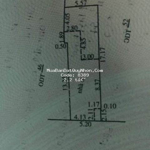 Bán mặt tiền quang trung ngô mây phì cát bình định