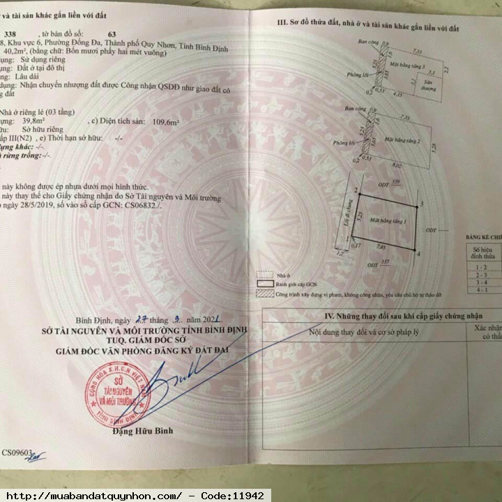 Bán nhà đường Trần Hưng Đạo, TP Quy Nhơn dt 110 ngang 5m25 nhà đẹp vào ở ngay giá bán 1 tỷ 9 nhà hướng tây bắc Bán nhà đường Trần Hưng Đạo, TP Quy Nhơn dt 110 ngang 5m25 nhà đẹp vào ở ngay giá bán 1 tỷ 9 nhà hướng tây bắc