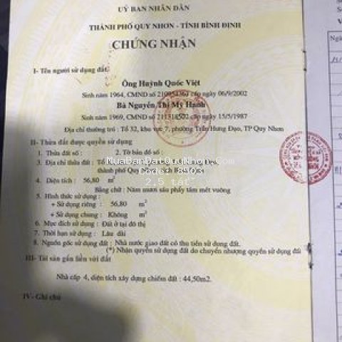 Bán nhà hẻm lê hồng phong đối diện trường cấp 2 Bán nhà hẻm lê hồng phong đối diện trường cấp 2