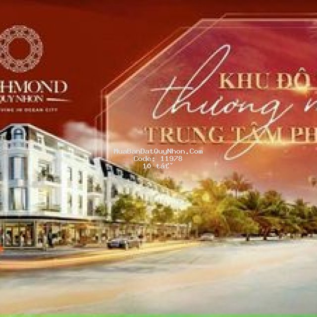 Biệt thự,nhà phố khu đô thị richmond quy nhơn biển