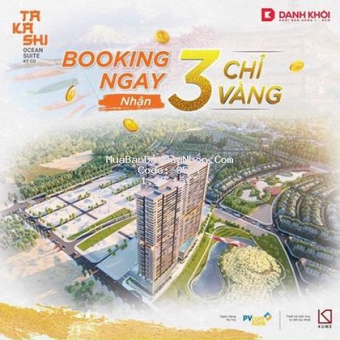 Booking liền tay, nhận ngay 3 chỉ vàng