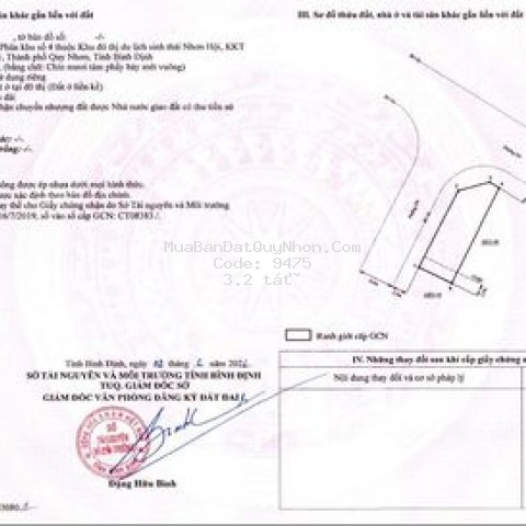 Cần bán đất pk4 nhơn hội