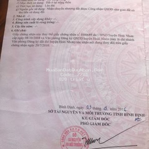 Cần bán lô đất hoài hải giá đẹp