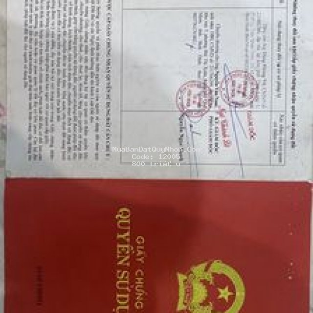 Cần bán lô đất tam quan nam gần chợ ân