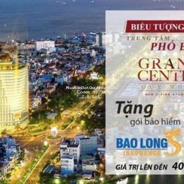 Căn hộ 2pn, 68m2, grand center quy nhơn.