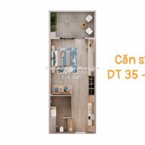 Căn hộ 35m2 kì co sát biển cạnh flc qui nhơn