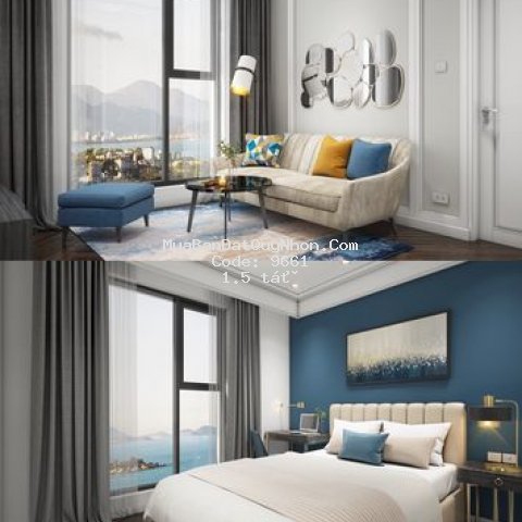 Căn hộ altara residences quy nhơn 45m2 1pn